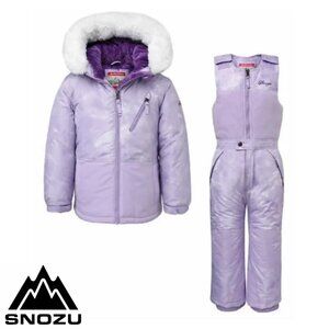 Snozu Kids' 2-piece Snowsuit, Purple size 2T